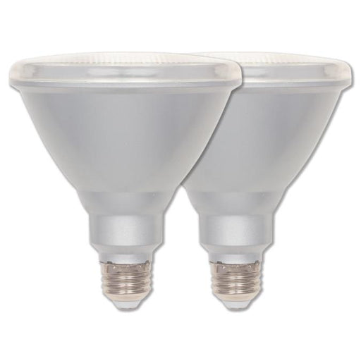 Westinghouse 15W PAR38 Indoor/Outdoor LED Dimmable 3000K E26 Medium Base 120V 2-Pack (5311400)