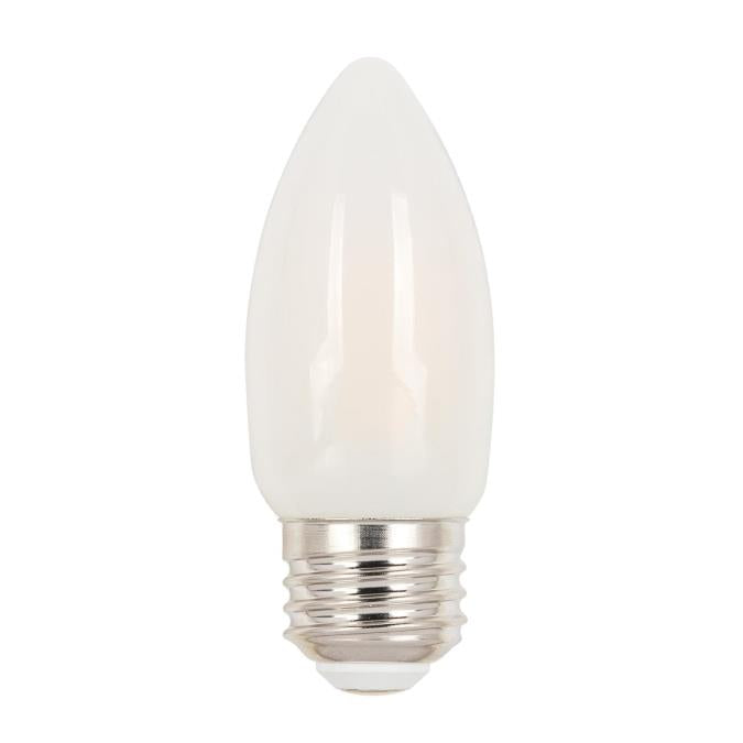 Westinghouse 4.5B11/FilamentLED/DIM/F/27 4.5W B11 Filament LED Dimmable Frosted 2700K 500Lm E26 Medium Base 120V (5315000)