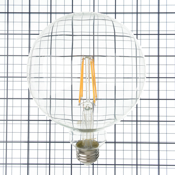 Westinghouse 6.5W 120V G40 Filament LED Dimmable Clear 80 CRI 810Lm 2700K (5317500)