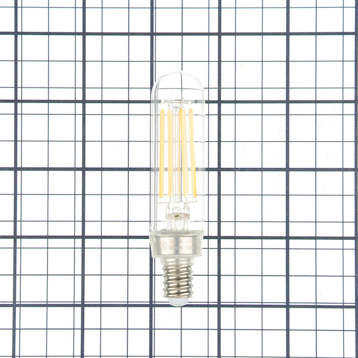 Westinghouse 5T6/FilamentLED/DIM/CL/CB/27 5W T6 Filament LED Dimmable Clear 2700K 600Lm E12 Candelabra Base 120V (5334000)
