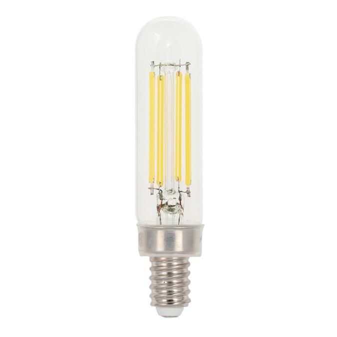 Westinghouse 5T6/FilamentLED/DIM/CL/CB/27 5W T6 Filament LED Dimmable Clear 2700K 600Lm E12 Candelabra Base 120V (5334000)