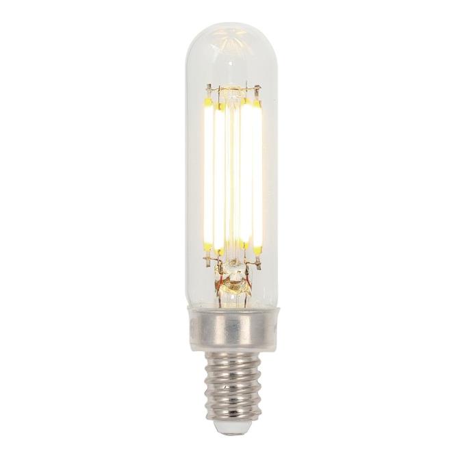Westinghouse 5T6/FilamentLED/DIM/CL/CB/27 5W T6 Filament LED Dimmable Clear 2700K 600Lm E12 Candelabra Base 120V (5334000)