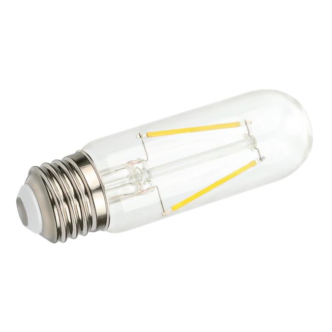 Westinghouse 3.5T10/FilamentLED/DIM/CL/27 3.5W LED T10 Filament Bulb Medium E26 Base 350Lm 2700K 80 CRI 120V Dimmable (5339000)