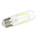 Westinghouse 3.5T10/FilamentLED/DIM/CL/27 3.5W LED T10 Filament Bulb Medium E26 Base 350Lm 2700K 80 CRI 120V Dimmable (5339000)