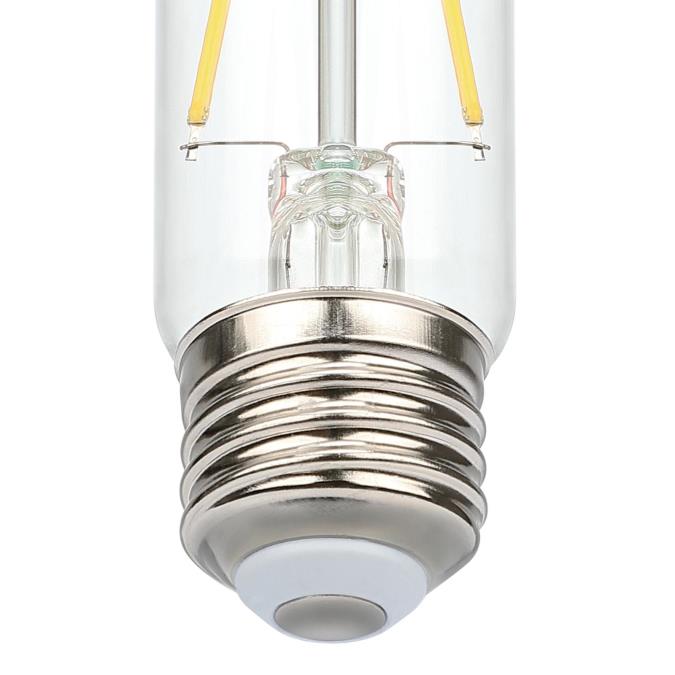 Westinghouse 3.5T10/FilamentLED/DIM/CL/27 3.5W LED T10 Filament Bulb Medium E26 Base 350Lm 2700K 80 CRI 120V Dimmable (5339000)