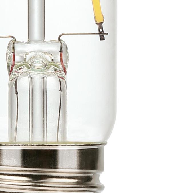 Westinghouse 3.5T10/FilamentLED/DIM/CL/27 3.5W LED T10 Filament Bulb Medium E26 Base 350Lm 2700K 80 CRI 120V Dimmable (5339000)