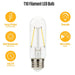 Westinghouse 3.5T10/FilamentLED/DIM/CL/27 3.5W LED T10 Filament Bulb Medium E26 Base 350Lm 2700K 80 CRI 120V Dimmable (5339000)