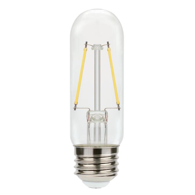 Westinghouse 3.5T10/FilamentLED/DIM/CL/27 3.5W LED T10 Filament Bulb Medium E26 Base 350Lm 2700K 80 CRI 120V Dimmable (5339000)