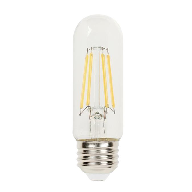 Westinghouse 5.5T10/FilamentLED/DIM/CL/27 5.5W T10 Filament LED Dimmable Clear 2700K 600Lm E26 Medium Base 120V (5340000)