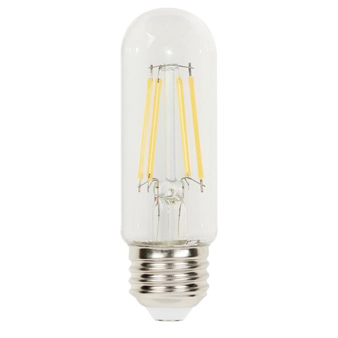 Westinghouse 6.5T10/FilamentLED/DIM/CL/27 6.5W T10 Filament LED Dimmable Clear 2700K 800Lm E26 Medium Base 120V (5341000)