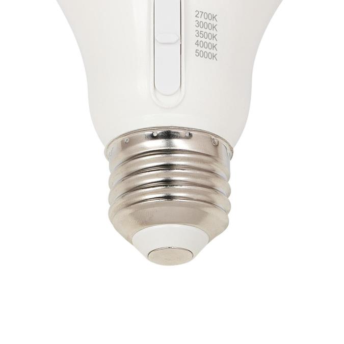 Westinghouse 5.5OMNIA19/LED/DIM/SW/27-50 5.5W Omni LED A19 Bulb Medium E26 Base CCT Selectable 2700K/3000K/3500K/4000K/5000K 80 CRI 120V Dimmable (5343000)