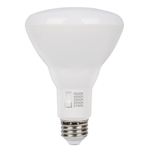 Westinghouse 9W LED BR30 Bulb Medium E26 Base CCT Selectable 2700K/3000K/3500K/4000K/5000K 750Lm 80 CRI Dimmable 120V (5349000)