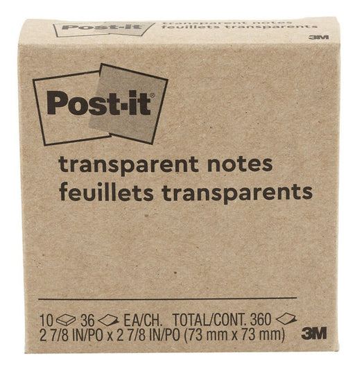 3M Post-It Transparent Notes 600-TRSPT-10PK (3M-7100303439)