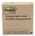3M Post-It Transparent Notes 600-TRSPT-10PK (3M-7100303439)