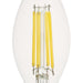 Westinghouse 5.5CA11/FilamentLED/DIM/CL/CB/27 5.5W LED CA11 Dimmable Filament Bulb Candelabra E12 Base 800Lm 2700K 80 CRI 120V Clear (5361000)