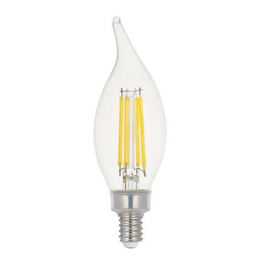 Westinghouse 5.5CA11/FilamentLED/DIM/CL/CB/27 5.5W LED CA11 Dimmable Filament Bulb Candelabra E12 Base 800Lm 2700K 80 CRI 120V Clear (5361000)