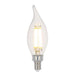 Westinghouse 5.5CA11/FilamentLED/DIM/CL/CB/27 5.5W LED CA11 Dimmable Filament Bulb Candelabra E12 Base 800Lm 2700K 80 CRI 120V Clear (5361000)