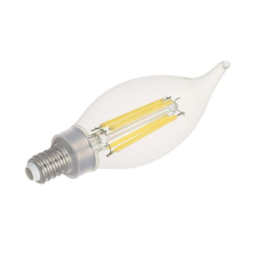 Westinghouse 5.5CA11/FilamentLED/DIM/CL/CB/30 5.5W LED CA11 Dimmable Filament Bulb Candelabra E12 Base 800Lm 3000K 80 CRI 120V Clear (5362000)