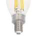 Westinghouse 5.5CA11/FilamentLED/DIM/CL/CB/30 5.5W LED CA11 Dimmable Filament Bulb Candelabra E12 Base 800Lm 3000K 80 CRI 120V Clear (5362000)