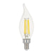 Westinghouse 5.5CA11/FilamentLED/DIM/CL/CB/30 5.5W LED CA11 Dimmable Filament Bulb Candelabra E12 Base 800Lm 3000K 80 CRI 120V Clear (5362000)