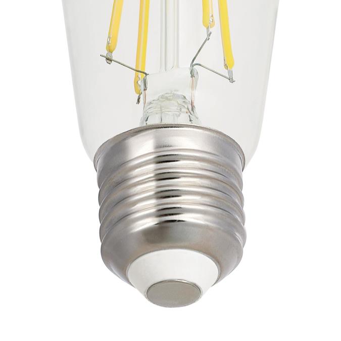 Westinghouse 8ST15/FilamentLED/DIM/CL/27 8W LED ST15 Dimmable Filament Bulb Medium E26 Base 1000Lm 2700K 80 CRI 120V Clear (5363000)