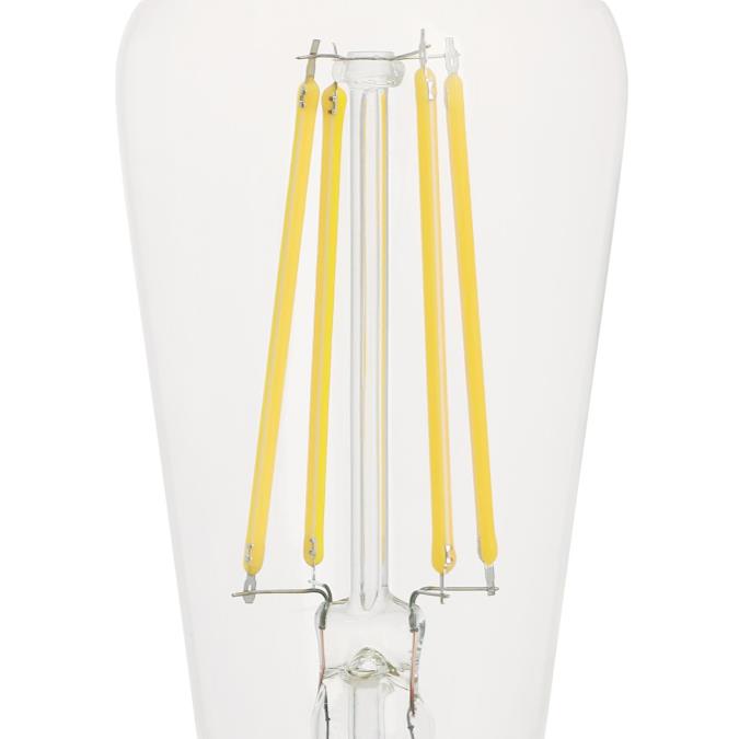 Westinghouse 8ST15/FilamentLED/DIM/CL/27 8W LED ST15 Dimmable Filament Bulb Medium E26 Base 1000Lm 2700K 80 CRI 120V Clear (5363000)