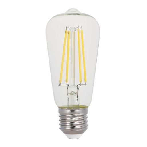 Westinghouse 8ST15/FilamentLED/DIM/CL/27 8W LED ST15 Dimmable Filament Bulb Medium E26 Base 1000Lm 2700K 80 CRI 120V Clear (5363000)