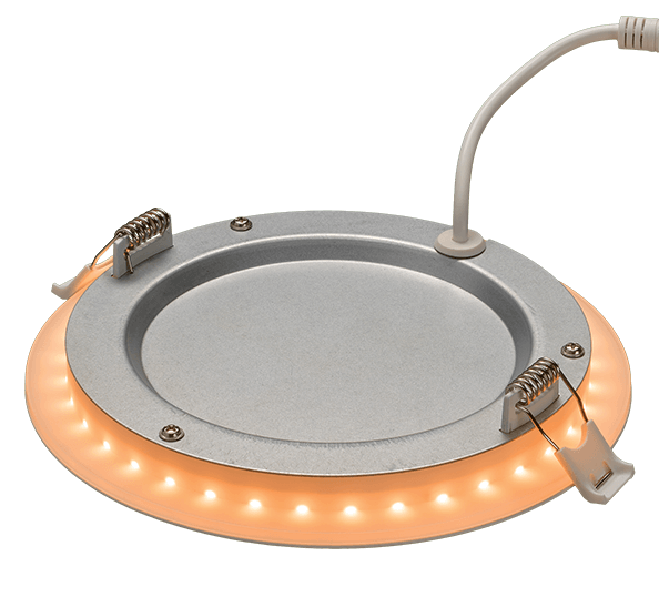 ETI DLLP-NL-6IN-900LM-9-5CP-SV-TD 6 Inch 15W Lowpro Recessed Downlight With Color Preference And Nightlight (53828103)