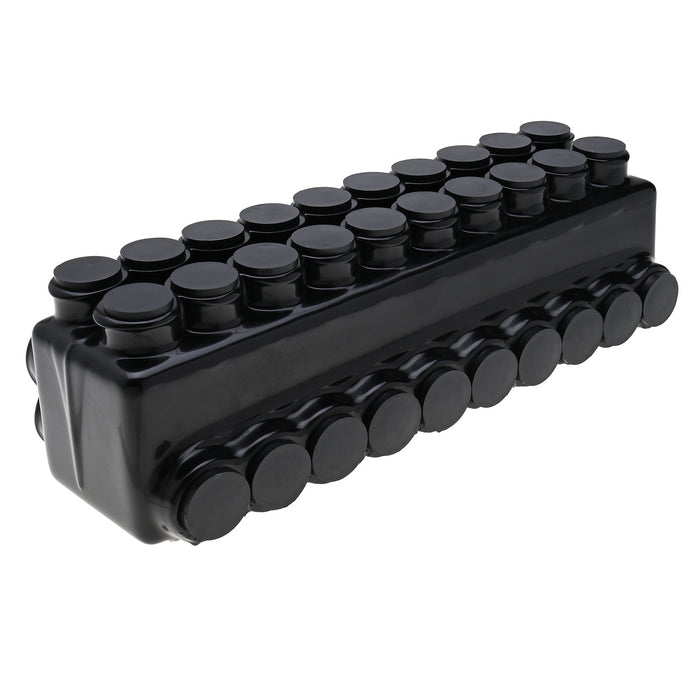 NSI 750Mcm-1/0 AWG Stacked Polaris Insulated Multi-Tap Connector 20-Port [Double Sided Entry] (IPLDS750-20)