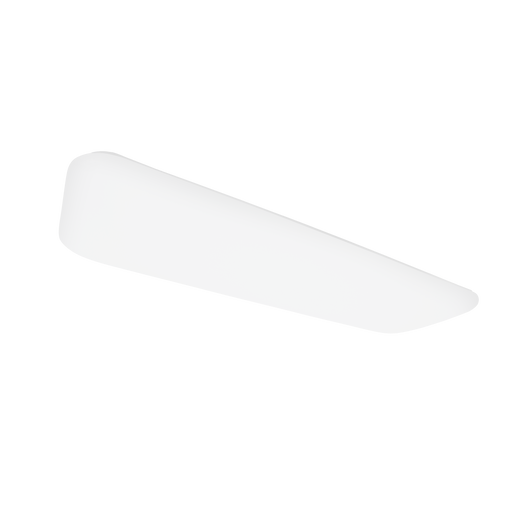 ETI LFMT-1.5x4-8CP3-SV-TD 4 X 1.5 Foot Rectangular Puff Flush Mount Fixture 65W CCT Selectable 3000K/4000K/5000K 80 CRI 120V Triac Dimming White (567131121)