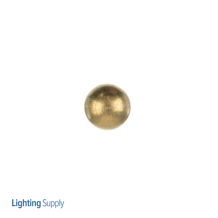 Kirks Lane 5/8 Inch Solid Brass Ball Raw Tapped 1/8F (72320)