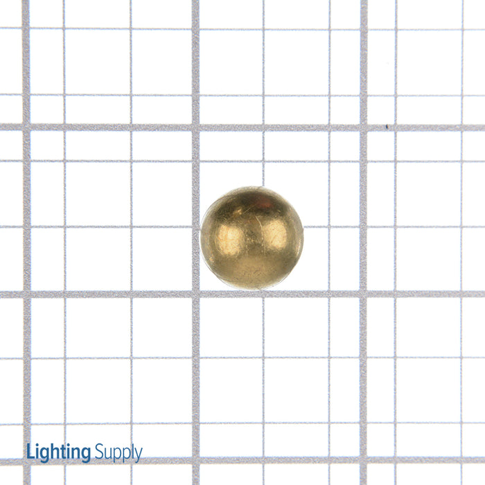 Kirks Lane 5/8 Inch Solid Brass Ball Raw Tapped 1/8F (72320)
