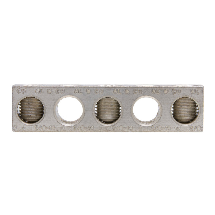 NSI Neutral Bar Aluminum 4-14 5-Hole 3 Circuit (#4-14-515)