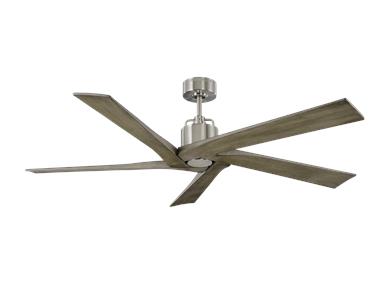 Generation Lighting Aspen 56 Inch Ceiling Fan Brushed Steel Finish (5ASPR56BS)