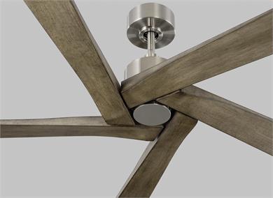 Generation Lighting Aspen 56 Inch Ceiling Fan Brushed Steel Finish (5ASPR56BS)