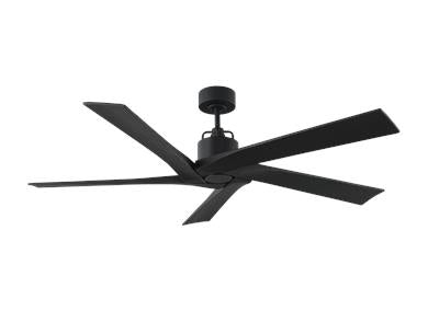 Generation Lighting Aspen 56 Inch Ceiling Fan Midnight Black Finish (5ASPR56MBK)