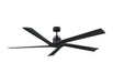 Generation Lighting Aspen 70 Inch Ceiling Fan Midnight Black Finish (5ASPR70MBK)