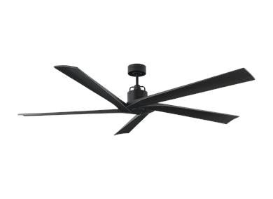 Generation Lighting Aspen 70 Inch Ceiling Fan Midnight Black Finish (5ASPR70MBK)