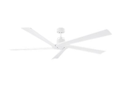 Generation Lighting Aspen 70 Inch Ceiling Fan Matte White Finish (5ASPR70RZW)