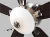 Generation Lighting Colony 52 Inch Ceiling Fan 120V 3000K 90 CRI 800Lm Brushed Steel (5COM52BSD-V1)