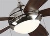 Generation Lighting Discus 52 Inch Ceiling Fan 120V Brushed Steel (5DIC52BSD-V1)