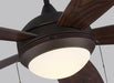 Generation Lighting Discus 52 Inch Ceiling Fan 120V Roman Bronze (5DIC52RBD-V1)
