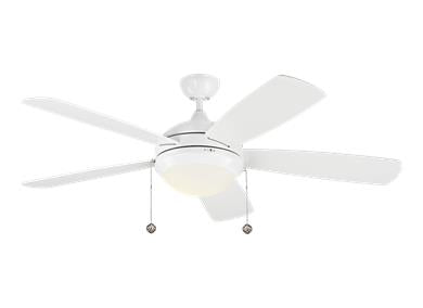 Generation Lighting Discus 52 Inch Ceiling Fan 120V White (5DIC52WHD-V1)