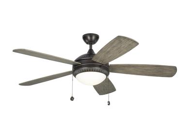 Generation Lighting Discus 52 Inch Ceiling Fan 120V 2700K 90 CRI 715Lm Aged Pewter (5DIO52AGPD)