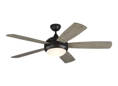Generation Lighting Discus 52 Inch Ceiling Fan 120V 90 CRI 715Lm Aged Pewter (5DISM52AGPD)