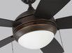 Generation Lighting Discus 52 Inch Ceiling Fan 120V 2700K 90 CRI 715Lm Roman Bronze (5DIW52RBD)