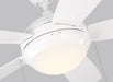 Generation Lighting Discus 52 Inch Ceiling Fan 120V 2700K 90 CRI 715Lm White (5DIW52WHD)