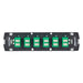 Leviton SDX Shuttered LC Fiber Adapter Plate 12-Fiber OS2 Duplex LC/APC Green (5F100-S2V)