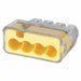 Ideal In-Sure Push-In Wire Connector 34 4-Port Yellow 200 Per Jar (30-1034J)
