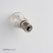 Standard 6W S6 Incandescent 12V Candelabra E12 Base Clear Indicator Bulb (6S6/12CS)